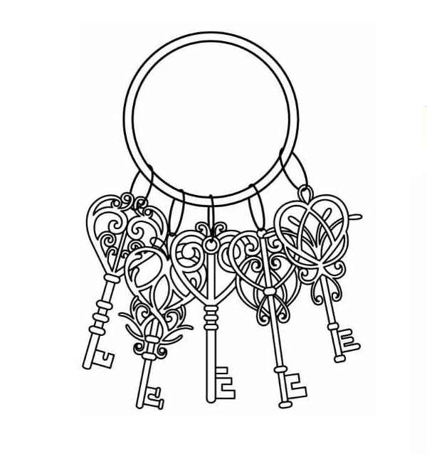 Schlüssel Ausmalbilder 745