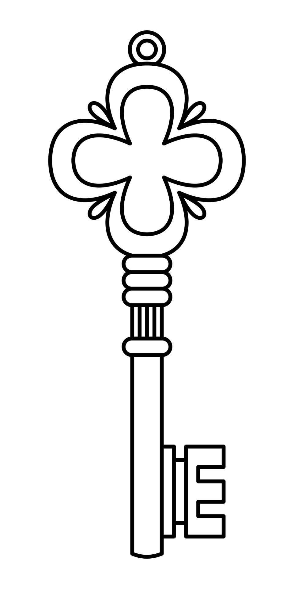 Schlüssel Ausmalbilder 797