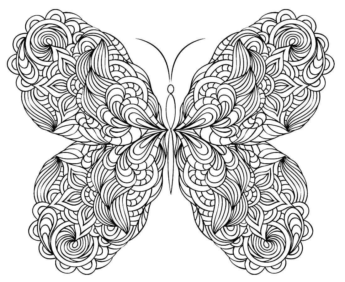 Schmetterlinge Ausmalbilder 353