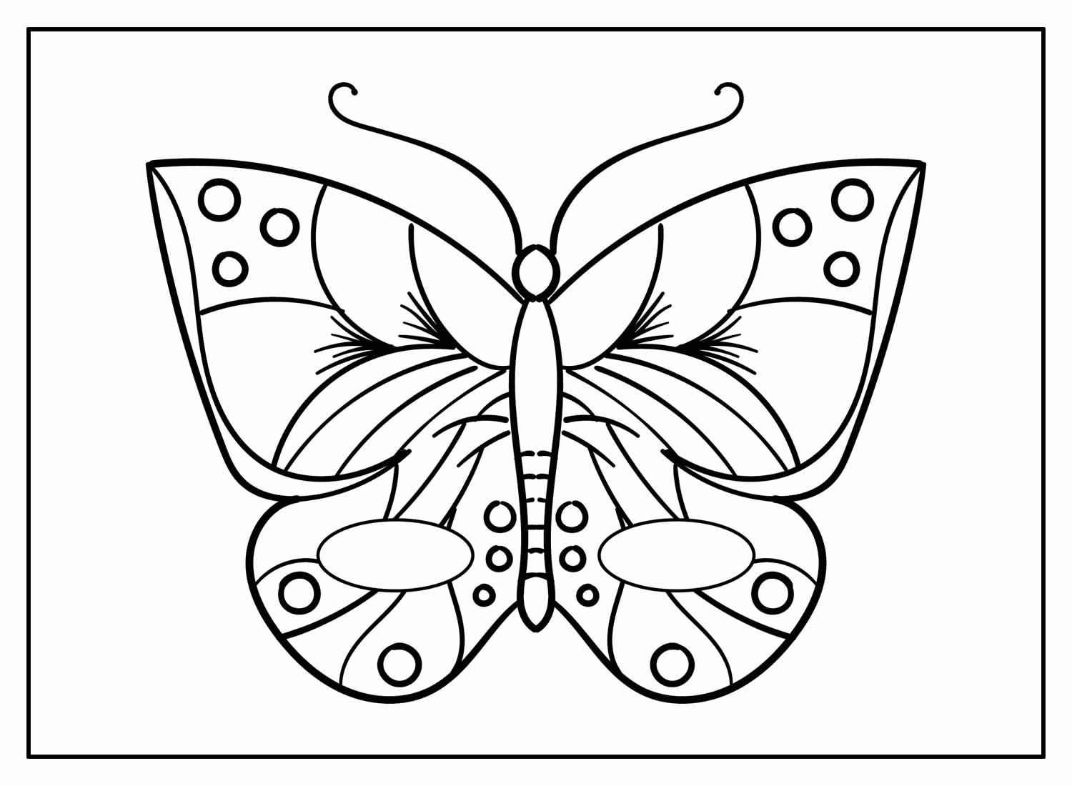 Schmetterlinge Ausmalbilder 430