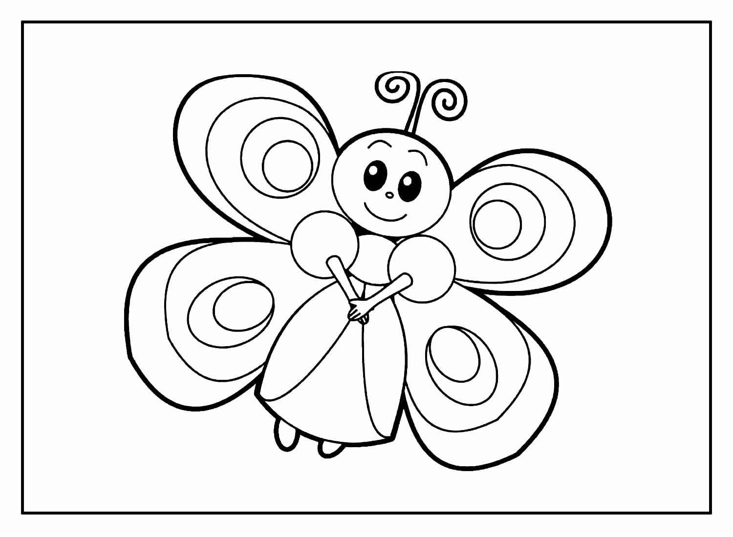 Schmetterlinge Ausmalbilder 792