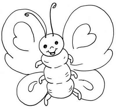 Schmetterlinge Ausmalbilder 944