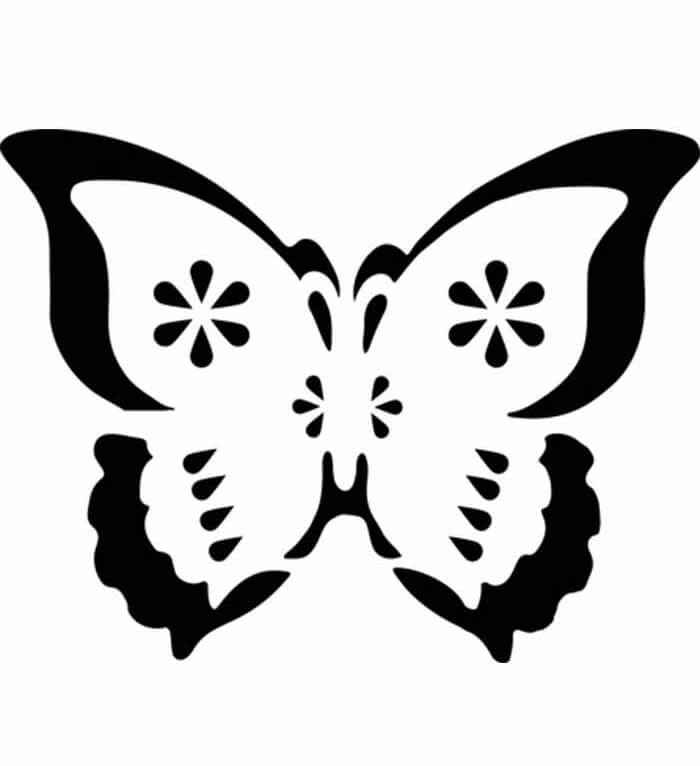 Schmetterlinge Ausmalbilder 973