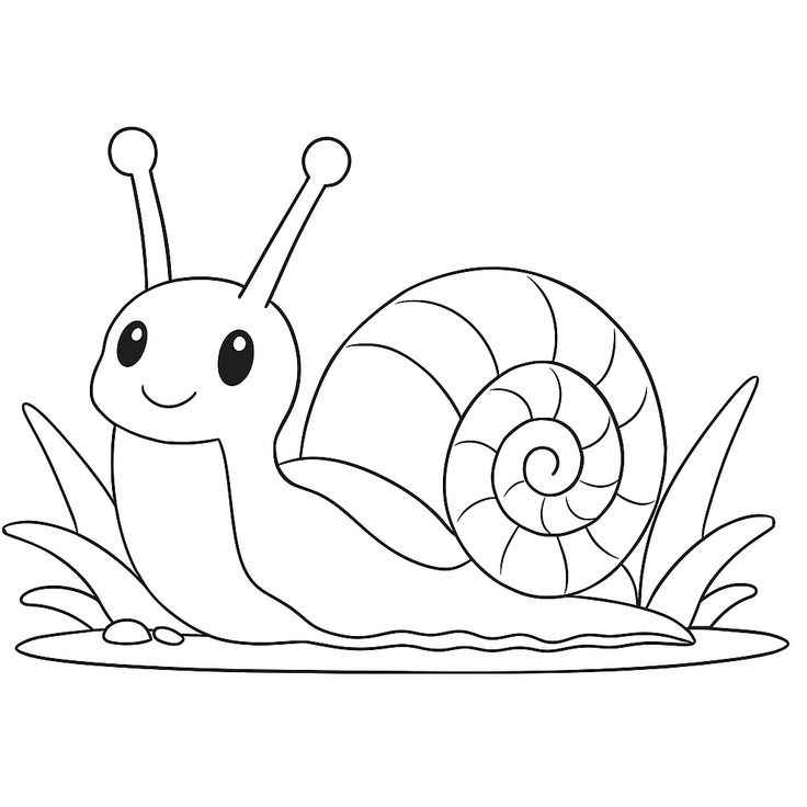 Schnecke Ausmalbilder 813
