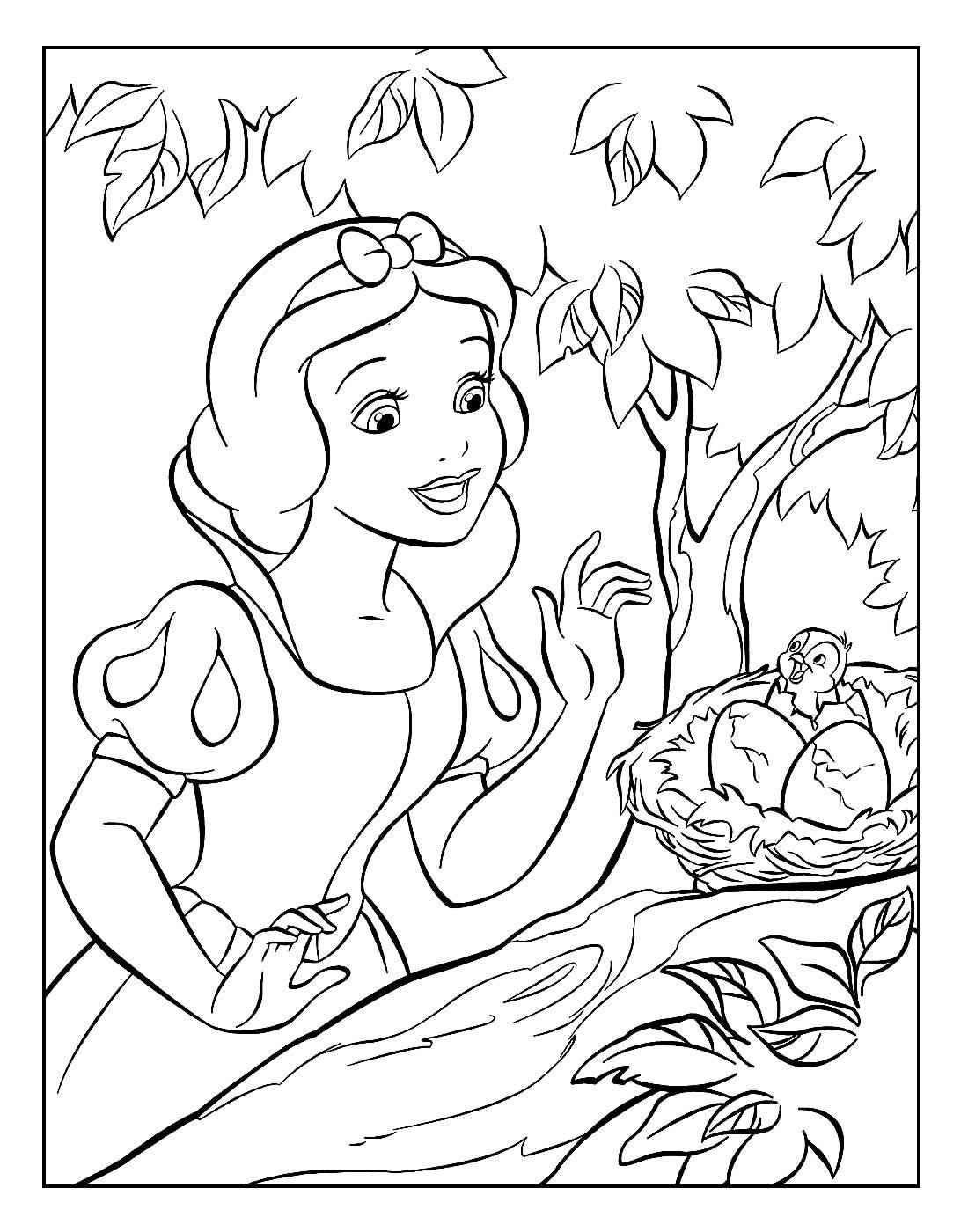 Schneewittchen Ausmalbilder 172