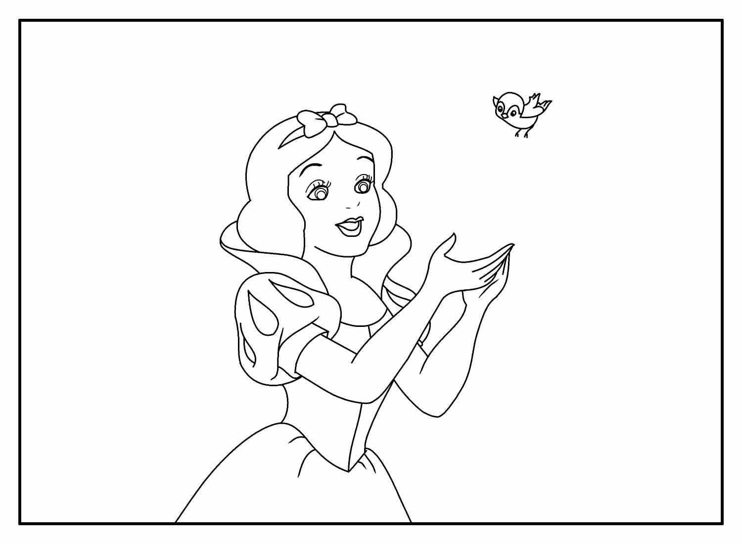 Schneewittchen Ausmalbilder 245