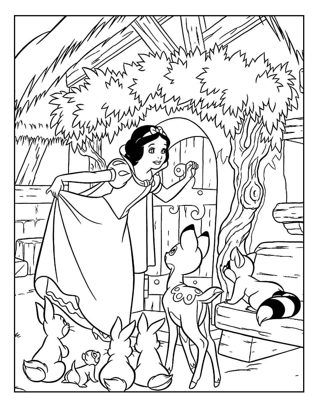 Schneewittchen Ausmalbilder 510