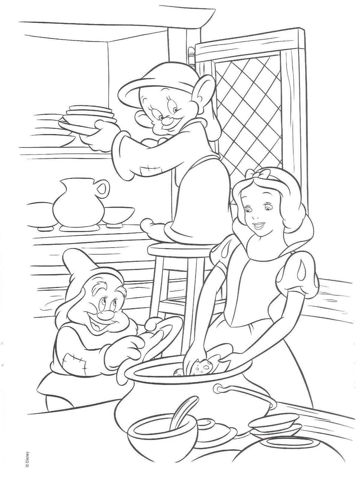 Schneewittchen Ausmalbilder 639