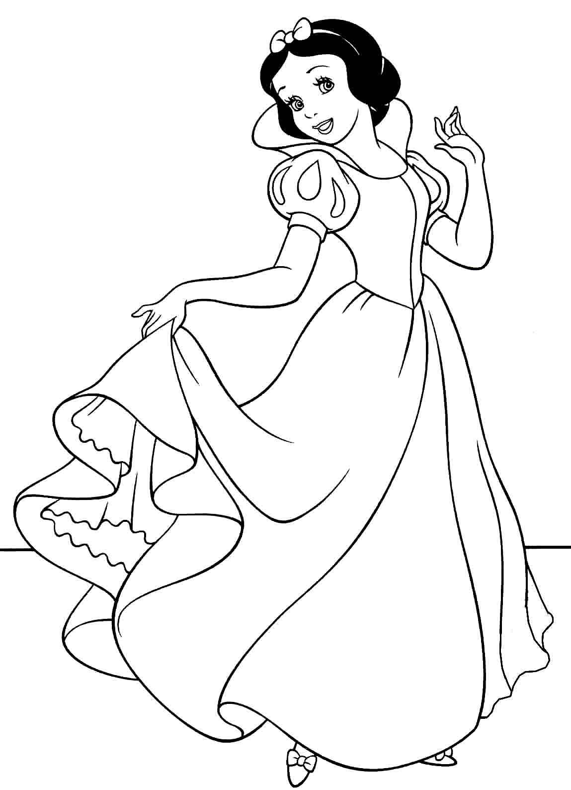 Schneewittchen Ausmalbilder 706