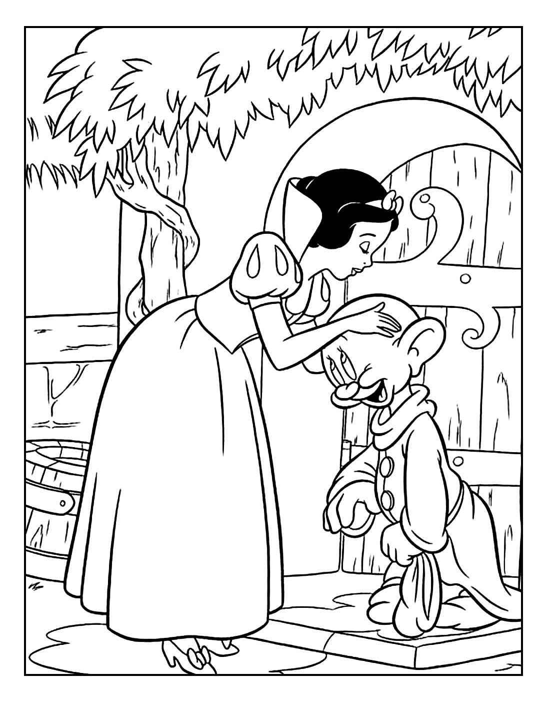 Schneewittchen Ausmalbilder 833