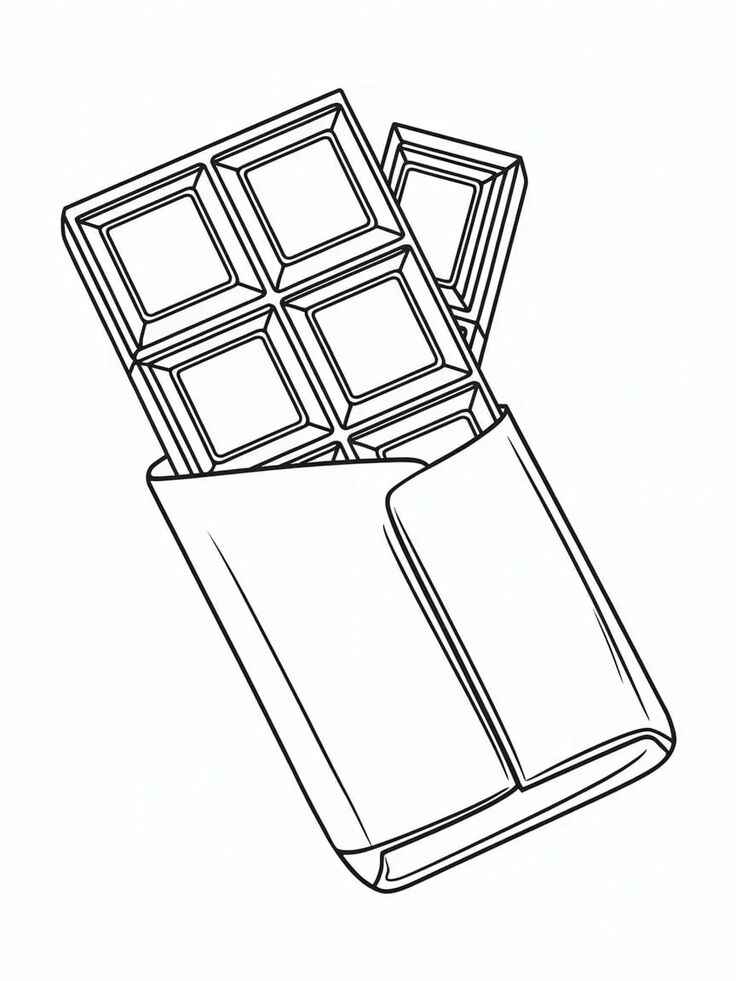Schokolade Ausmalbilder 204