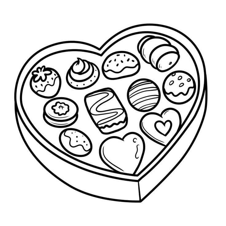 Schokolade Ausmalbilder 258