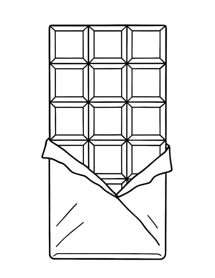 Schokolade Ausmalbilder 298