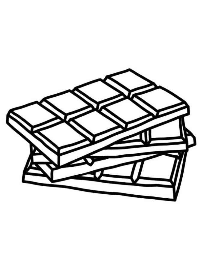 Schokolade Ausmalbilder 488