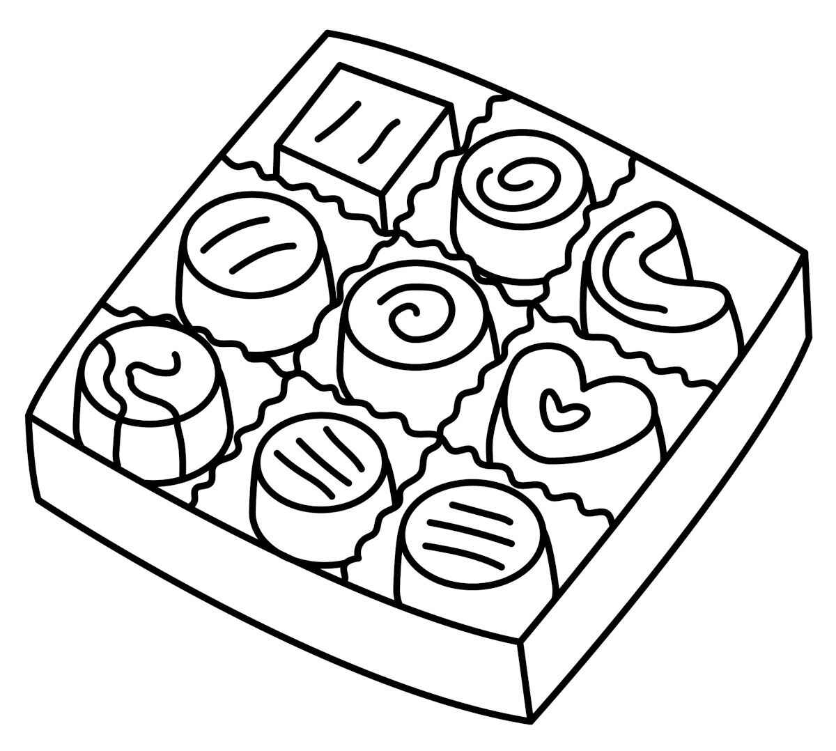 Schokolade Ausmalbilder 539