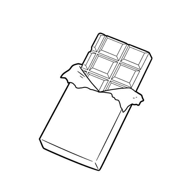 Schokolade Ausmalbilder 585