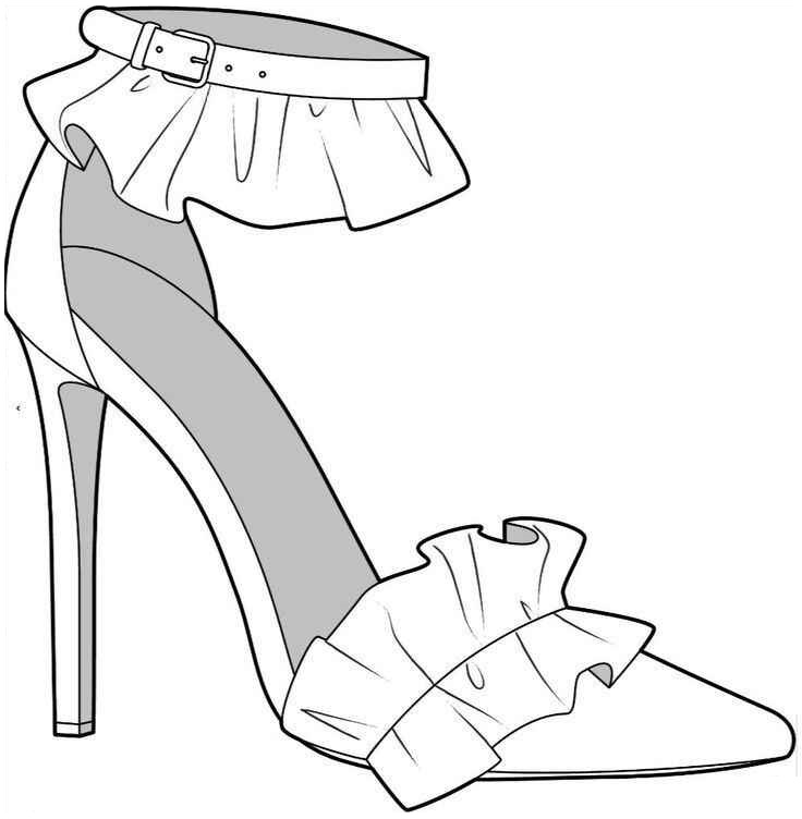 Schuh Ausmalbilder 010