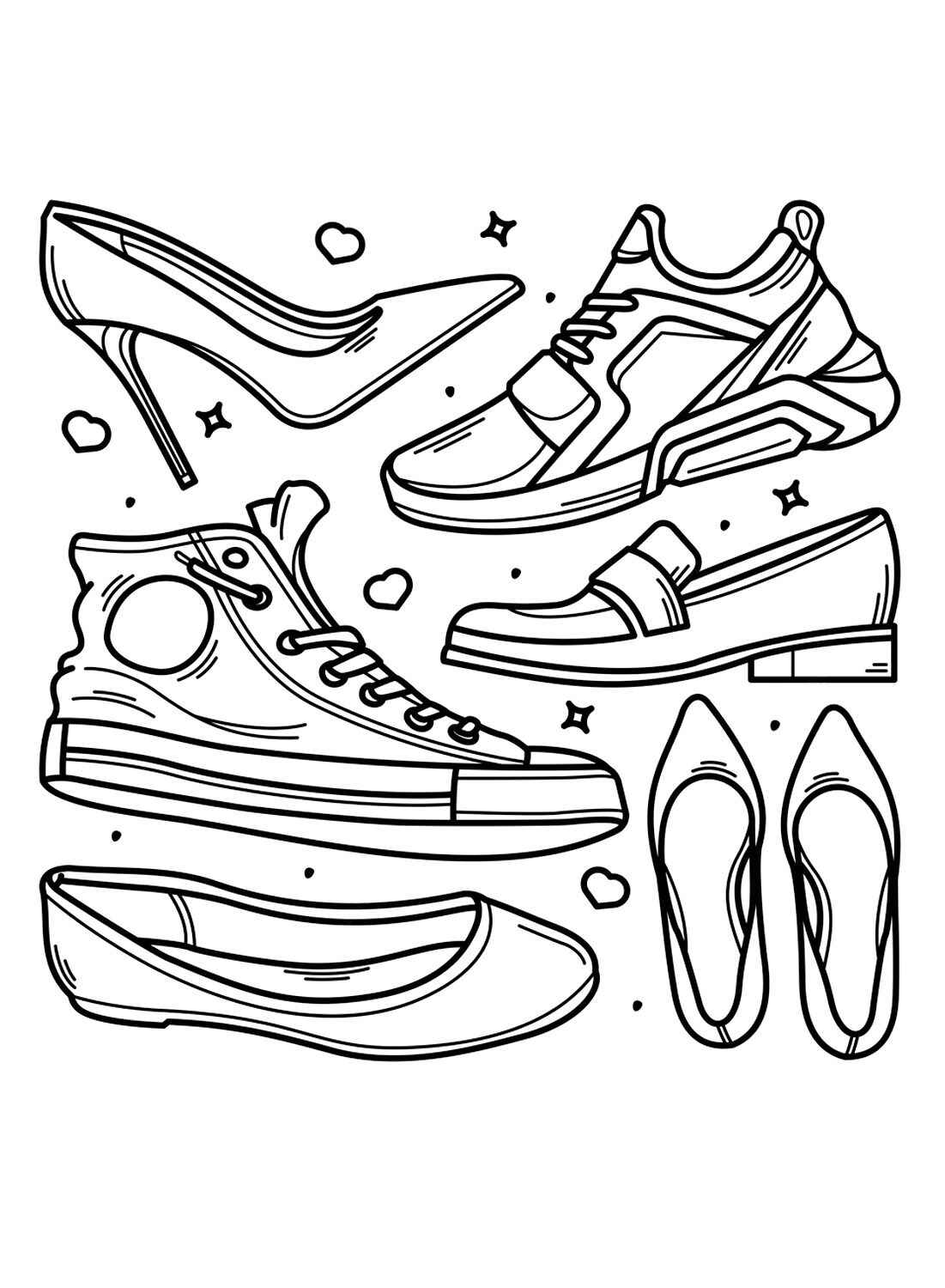 Schuh Ausmalbilder 524