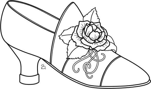 Schuh Ausmalbilder 718