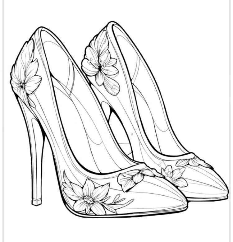 Schuh Ausmalbilder 782