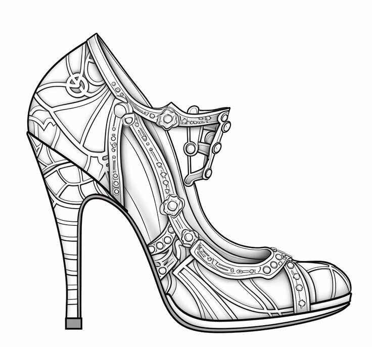 Schuh Ausmalbilder 839
