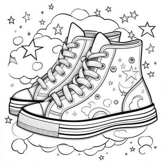 Schuh Ausmalbilder 996