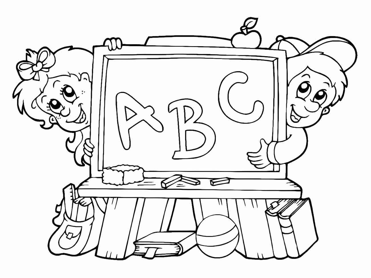 Schule Ausmalbilder 051