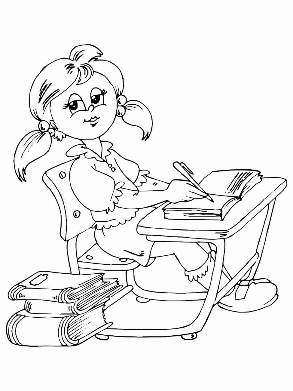 Schule Ausmalbilder 076