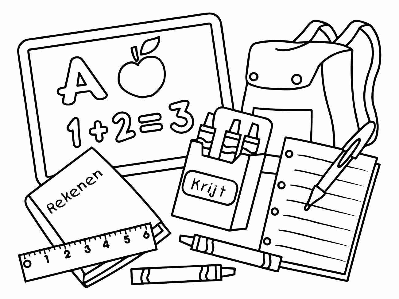 Schule Ausmalbilder 675