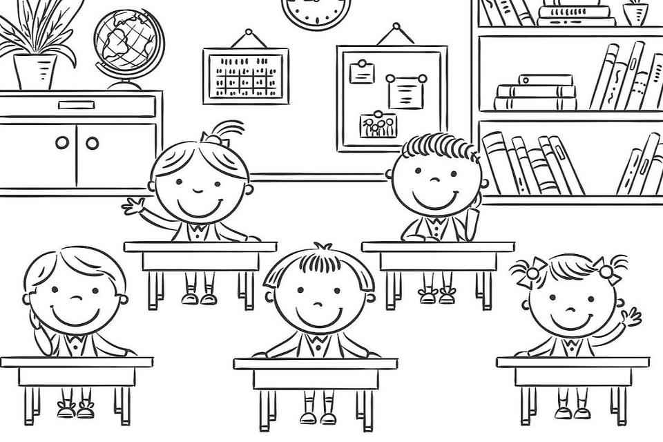 Schule Ausmalbilder 721