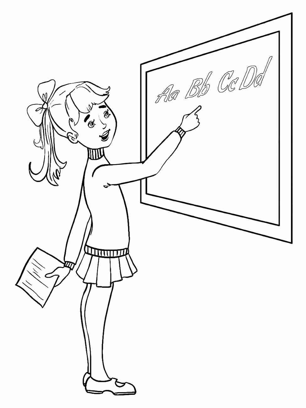 Schule Ausmalbilder 741