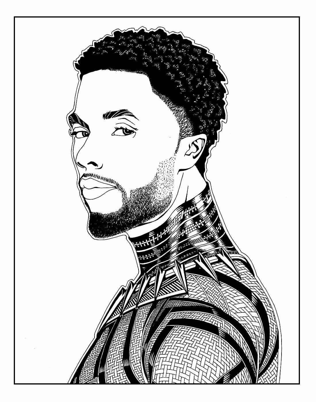 Schwarzer Panther Ausmalbilder 021