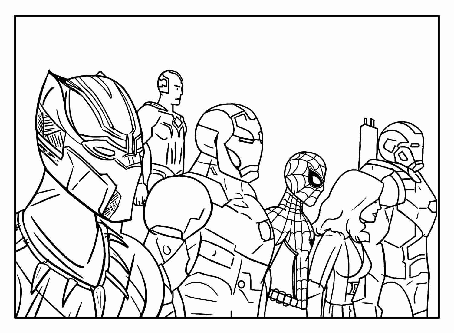 Schwarzer Panther Ausmalbilder 026