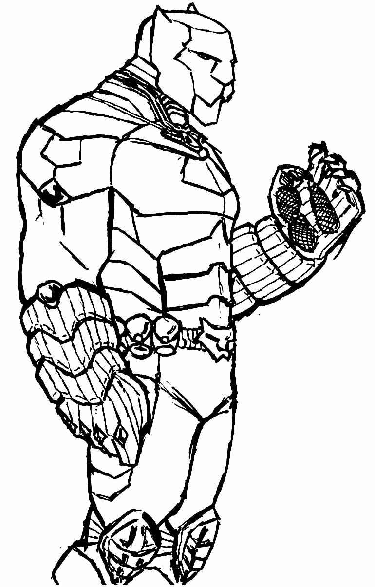 Schwarzer Panther Ausmalbilder 120