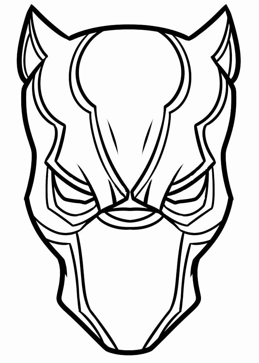 Schwarzer Panther Ausmalbilder 134