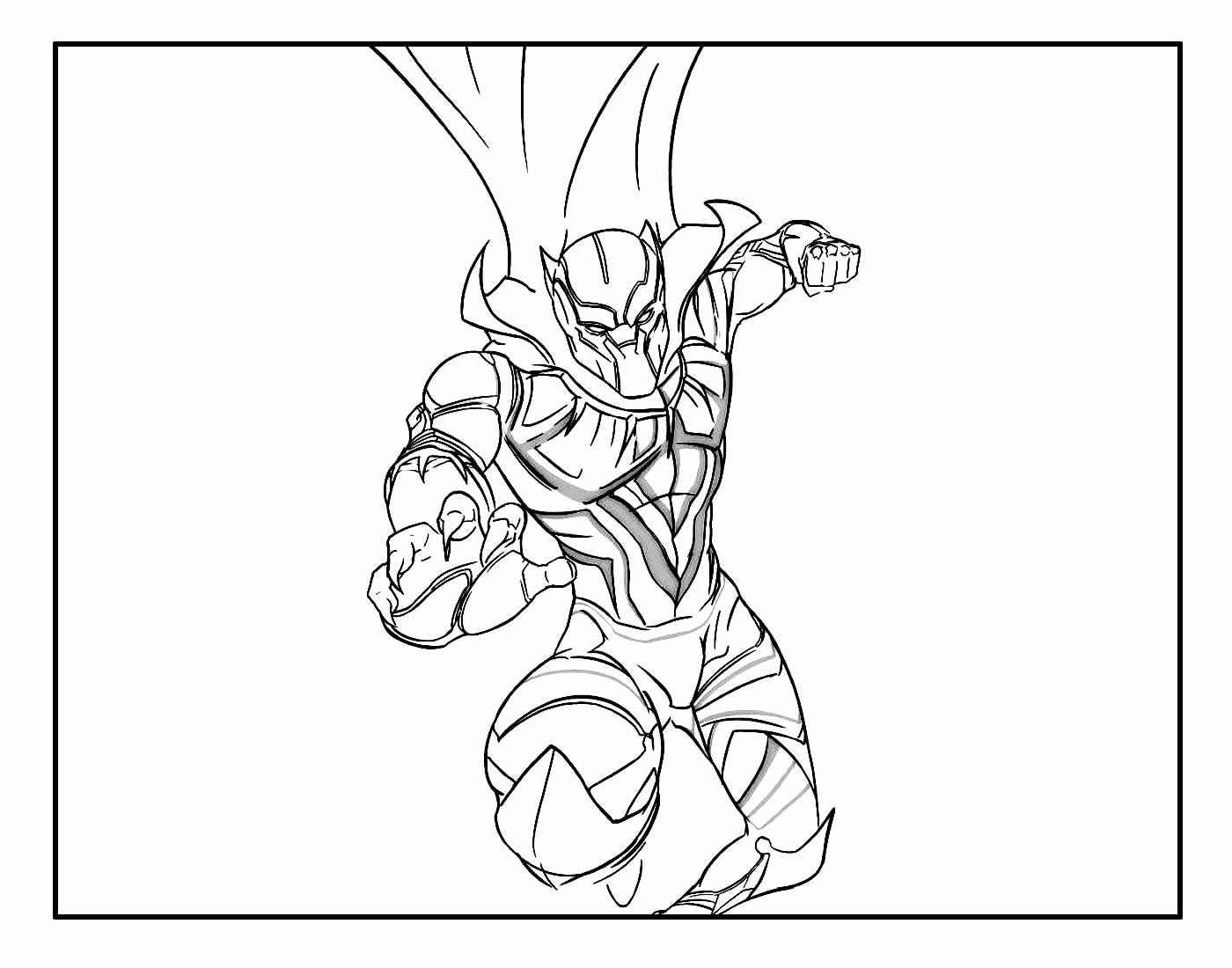 Schwarzer Panther Ausmalbilder 150