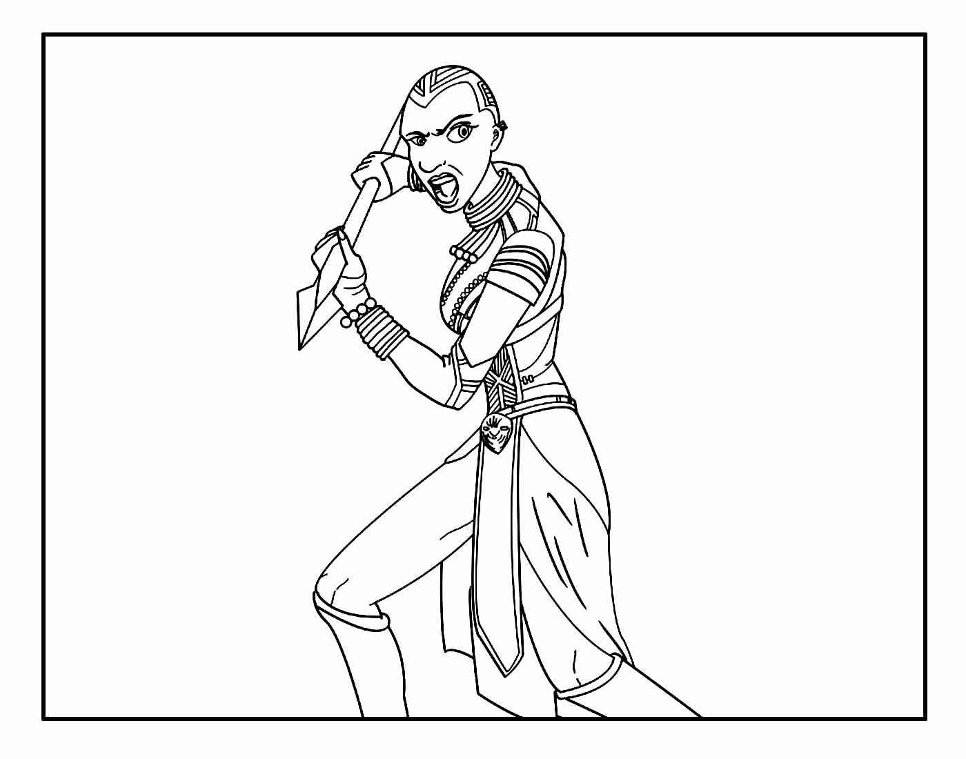 Schwarzer Panther Ausmalbilder 318