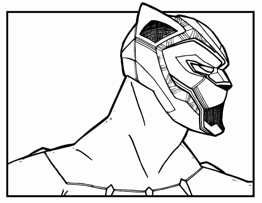 Schwarzer Panther Ausmalbilder 332