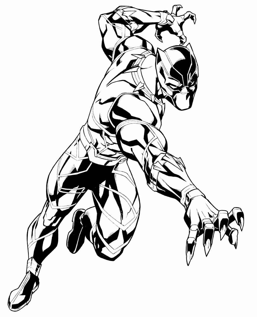 Schwarzer Panther Ausmalbilder 366