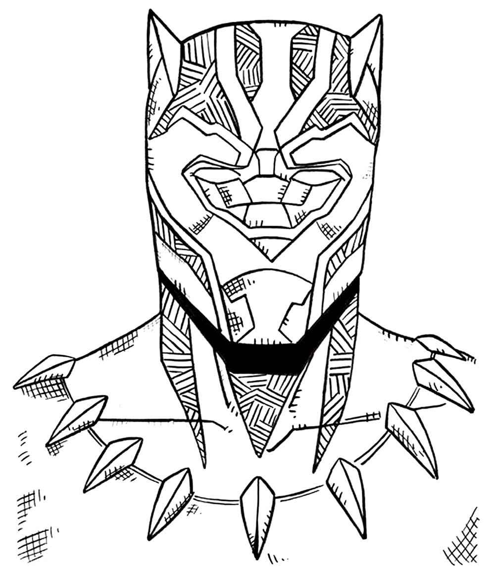 Schwarzer Panther Ausmalbilder 368