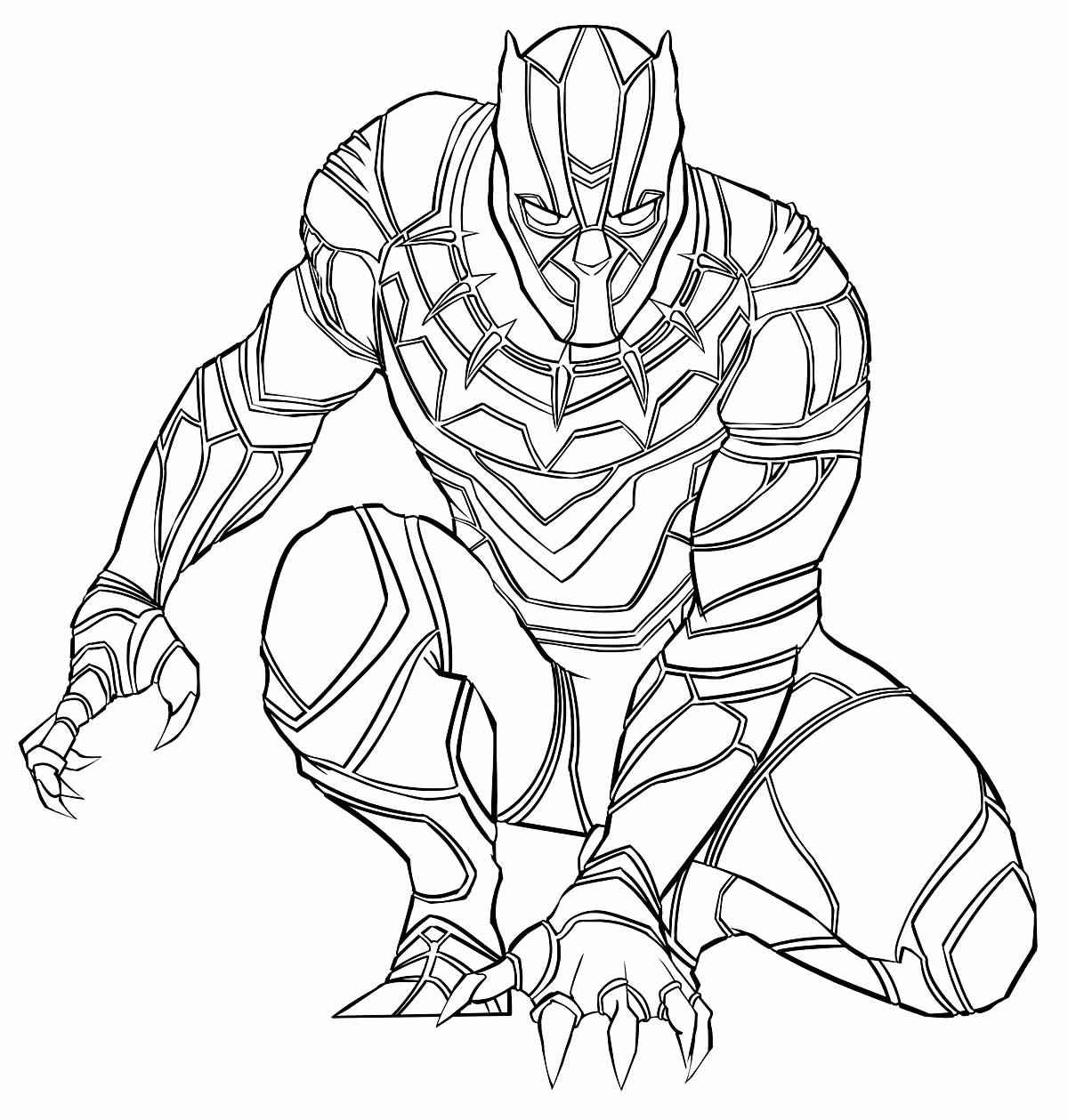 Schwarzer Panther Ausmalbilder 423