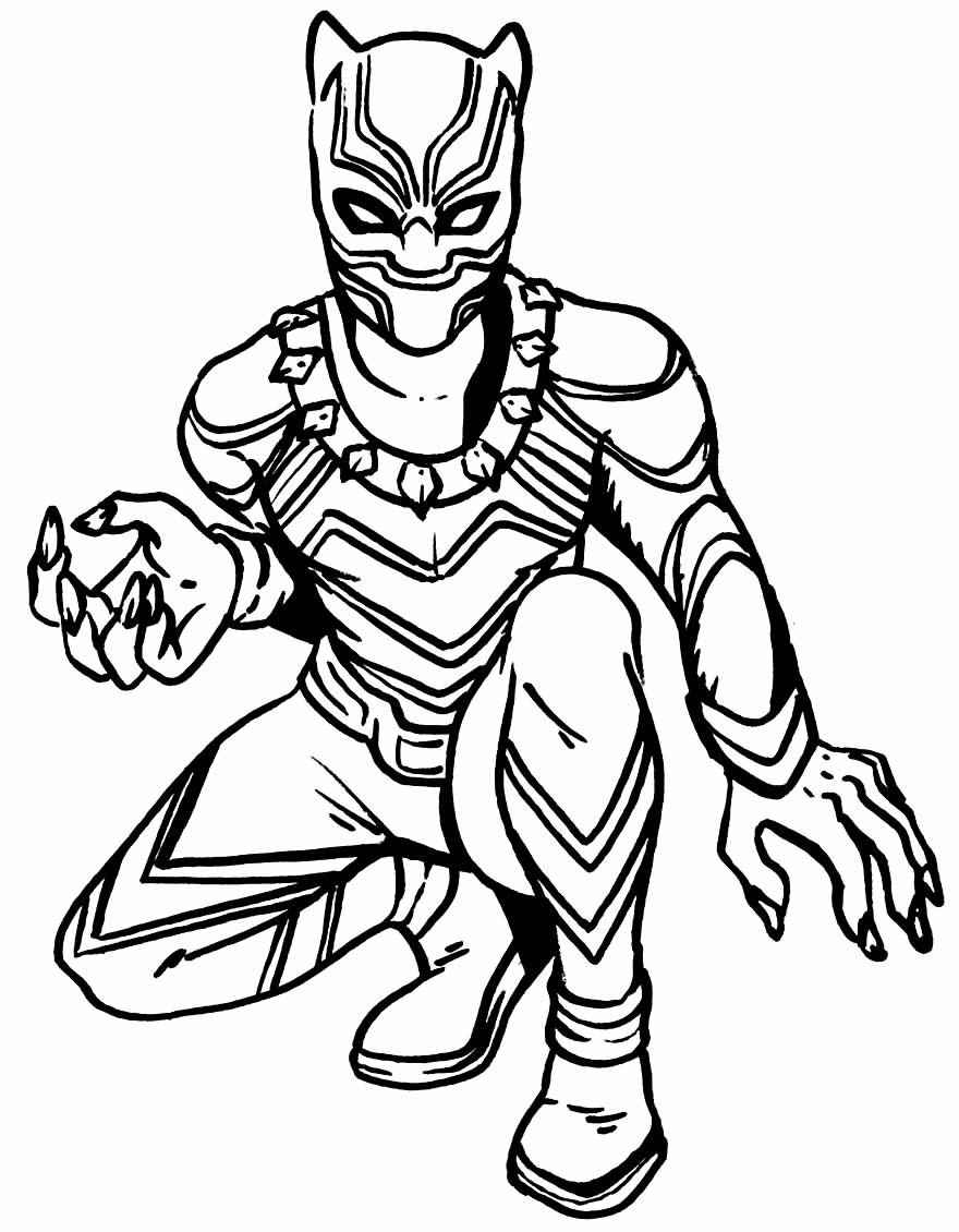 Schwarzer Panther Ausmalbilder 606