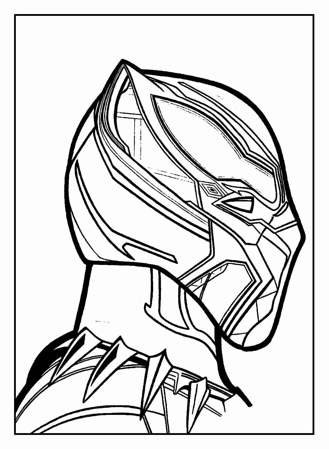 Schwarzer Panther Ausmalbilder 682