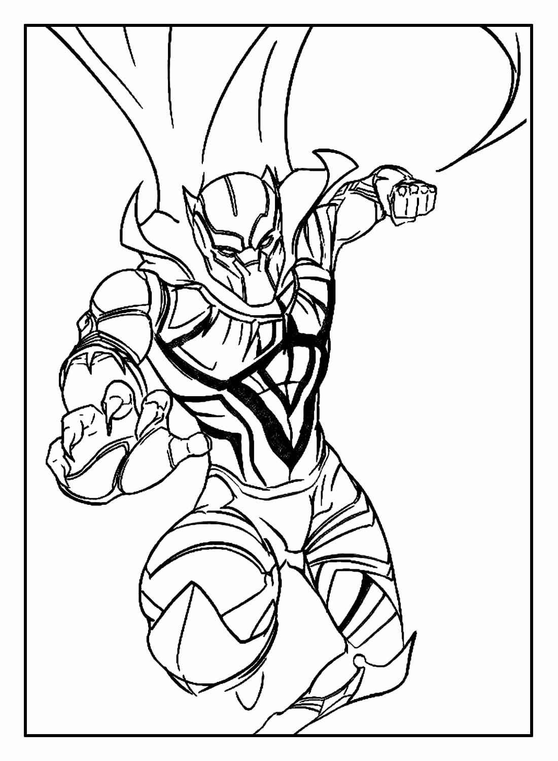 Schwarzer Panther Ausmalbilder 704