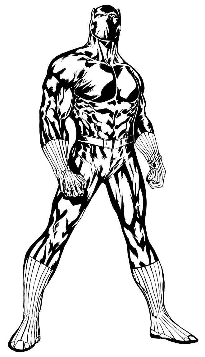 Schwarzer Panther Ausmalbilder 791