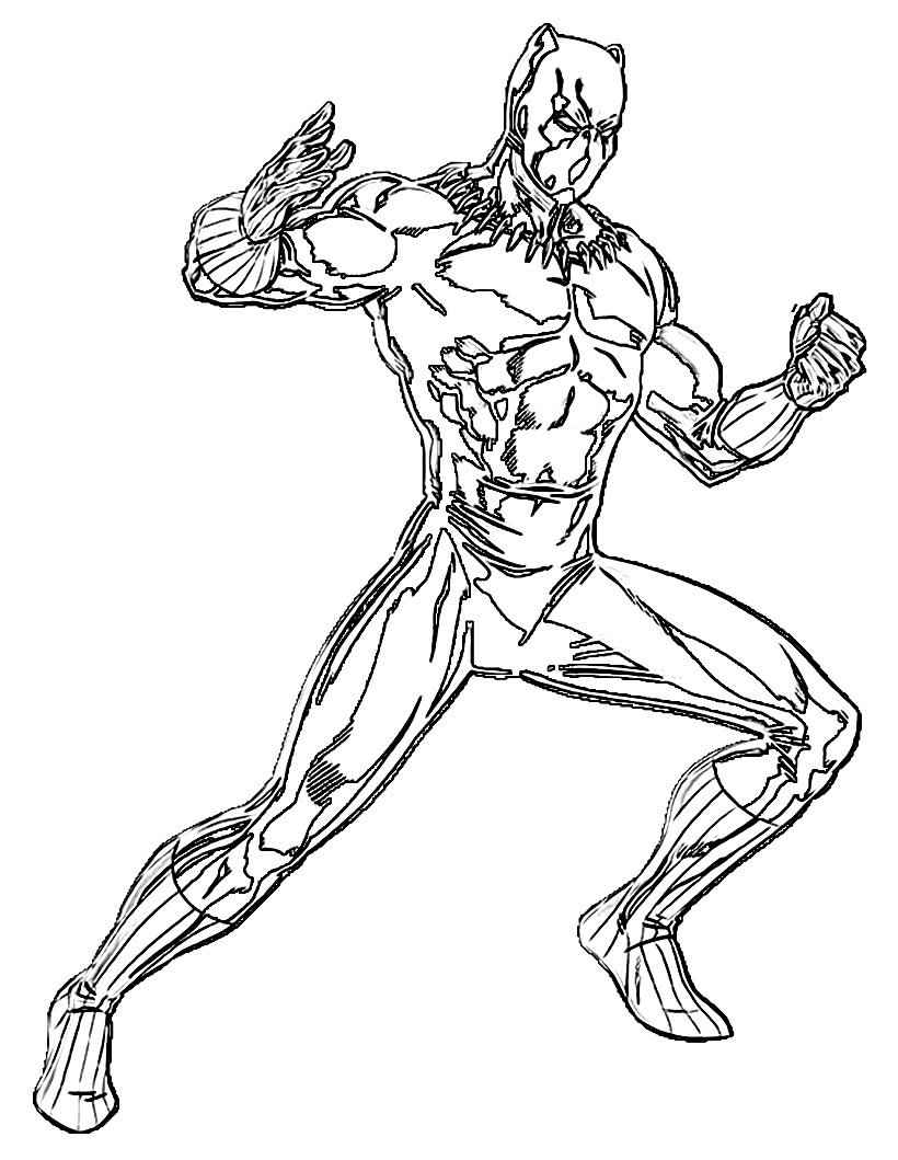 Schwarzer Panther Ausmalbilder 916