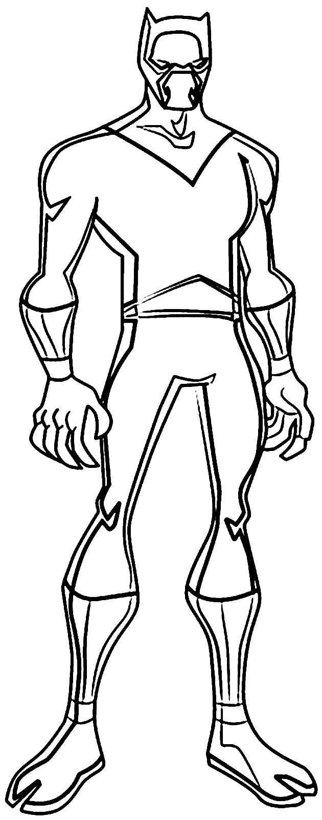 Schwarzer Panther Ausmalbilder 943