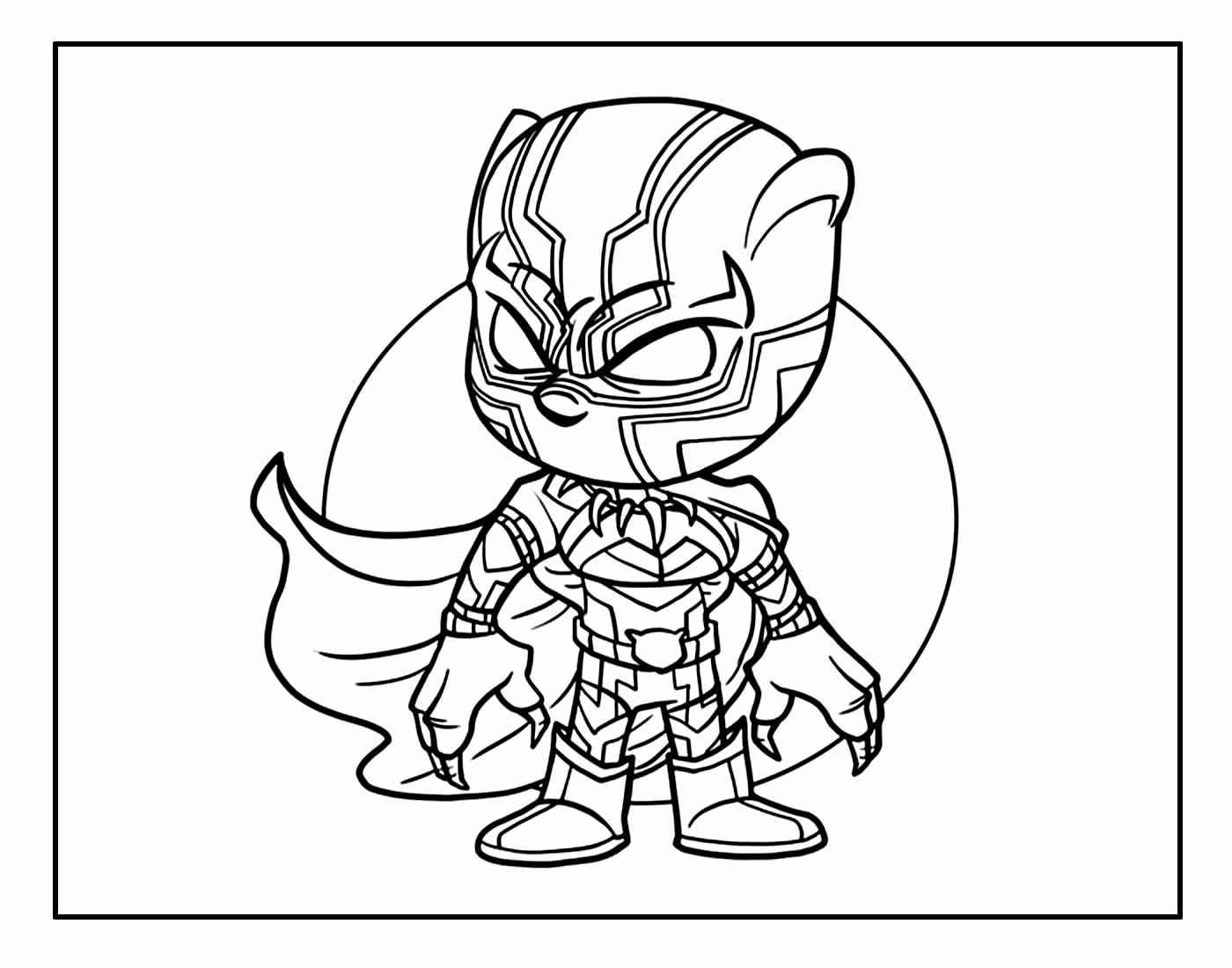 Schwarzer Panther Ausmalbilder 997