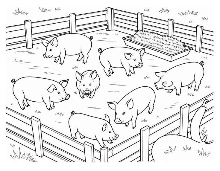 Schwein Ausmalbilder 033