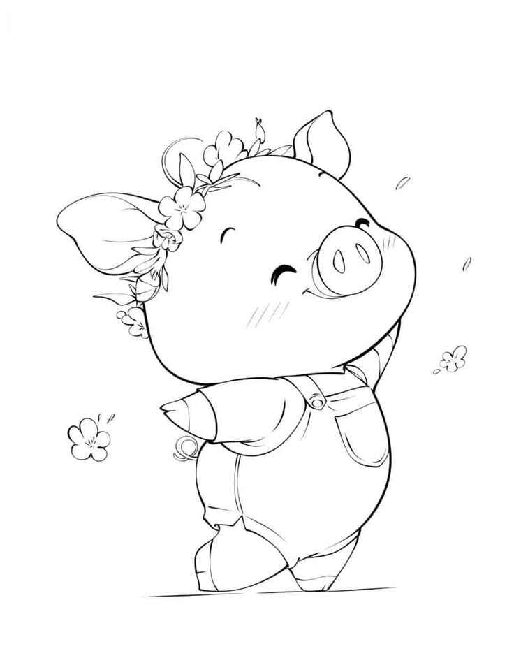 Schwein Ausmalbilder 053